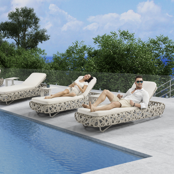 Кутюр Jardin Curl бренд современный открытый бассейн шезлонг складной стул, на заказ открытый кресло для отдыха