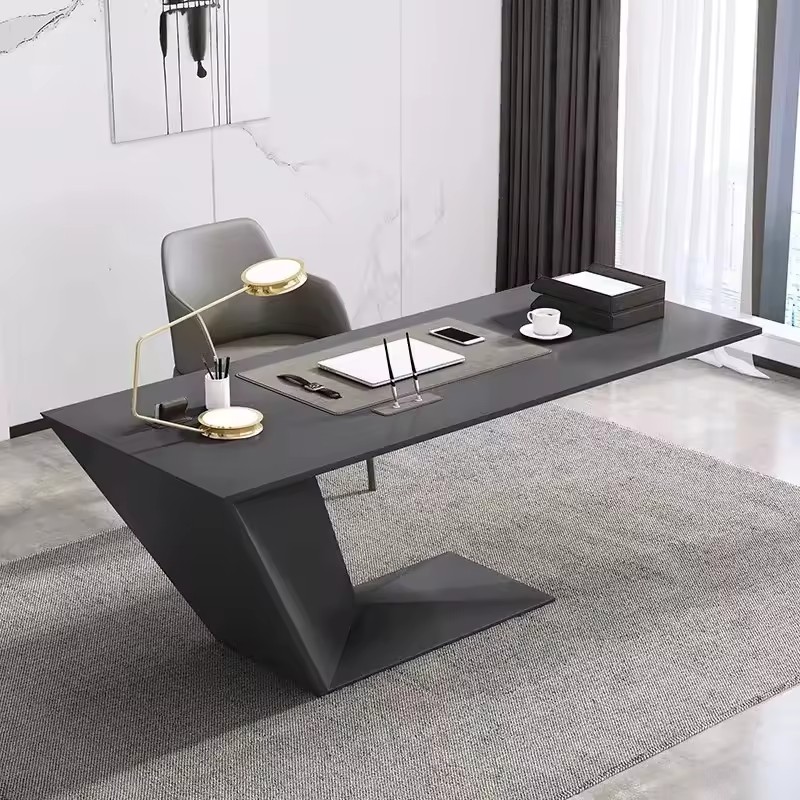 Modern Luxury Executive Office Desk For Boss Or CEO Wood Executive Manager Desk Table For Office Or Home Use