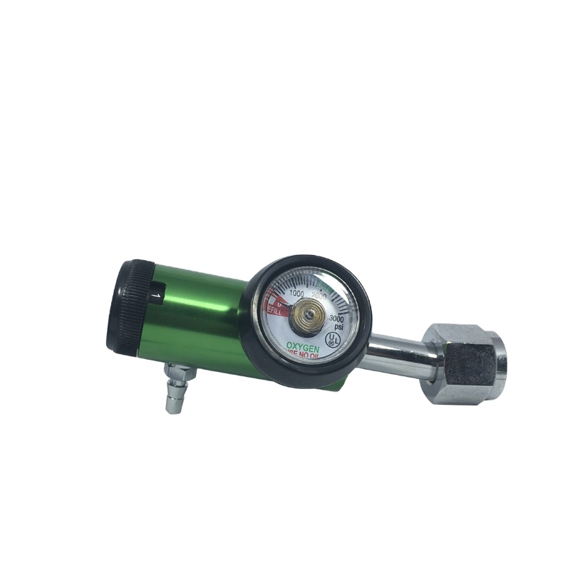 Hospital Approved Aluminium Oxygen Regulator,Click-Style CGA540 Oxygen Regulator