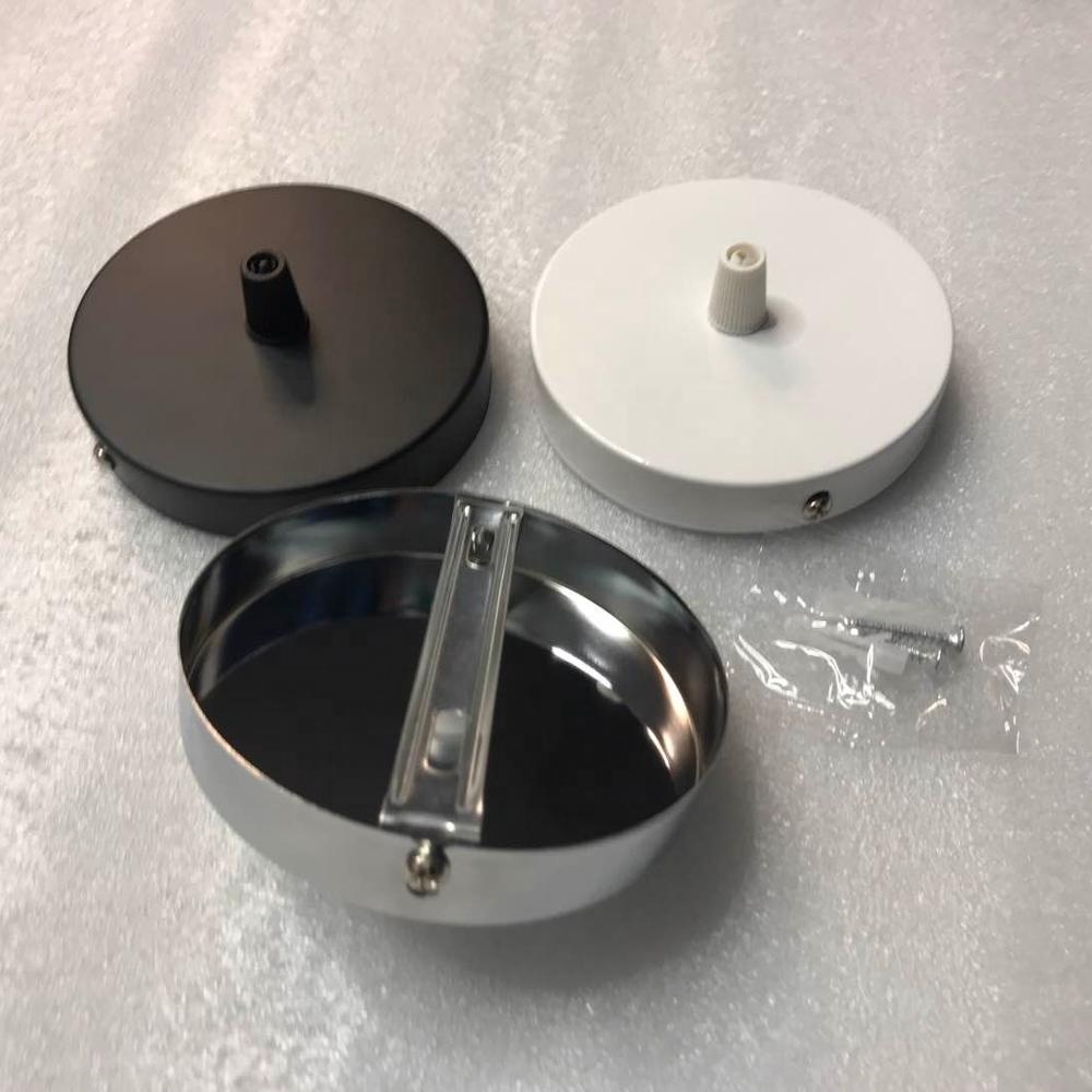 HLINEAR Ceiling Rose Metal Ceiling Canopy Pendant Lights Home Light Accessories Ceiling Rose Hook