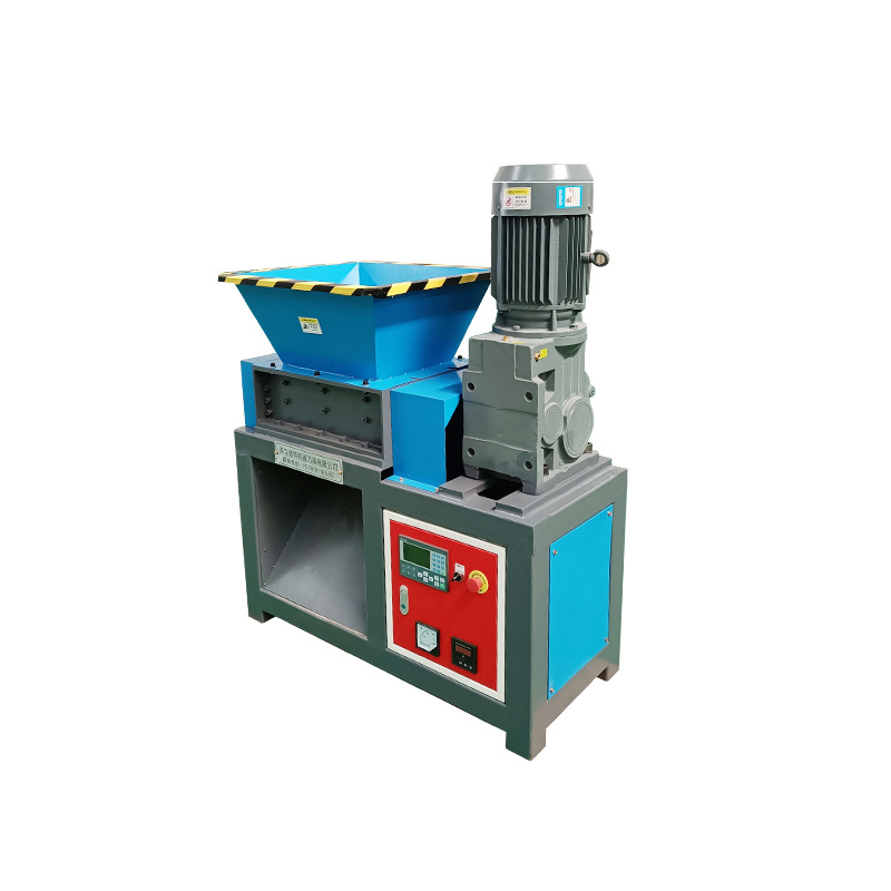 300 model Mini double shaft garbage crushing machine plastic scrap metal shredder machine for plastic recycling/metal recycling