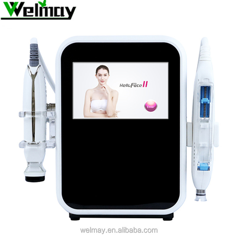Новейший сфокусированный пистолет для мезотерапии Hello Face Welmay RF для подтяжки кожи, пистолет для мезотерапии против морщин без игл