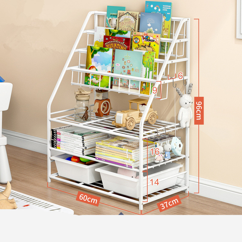 New children's bookshelf toy storage rack baby picture book rack
