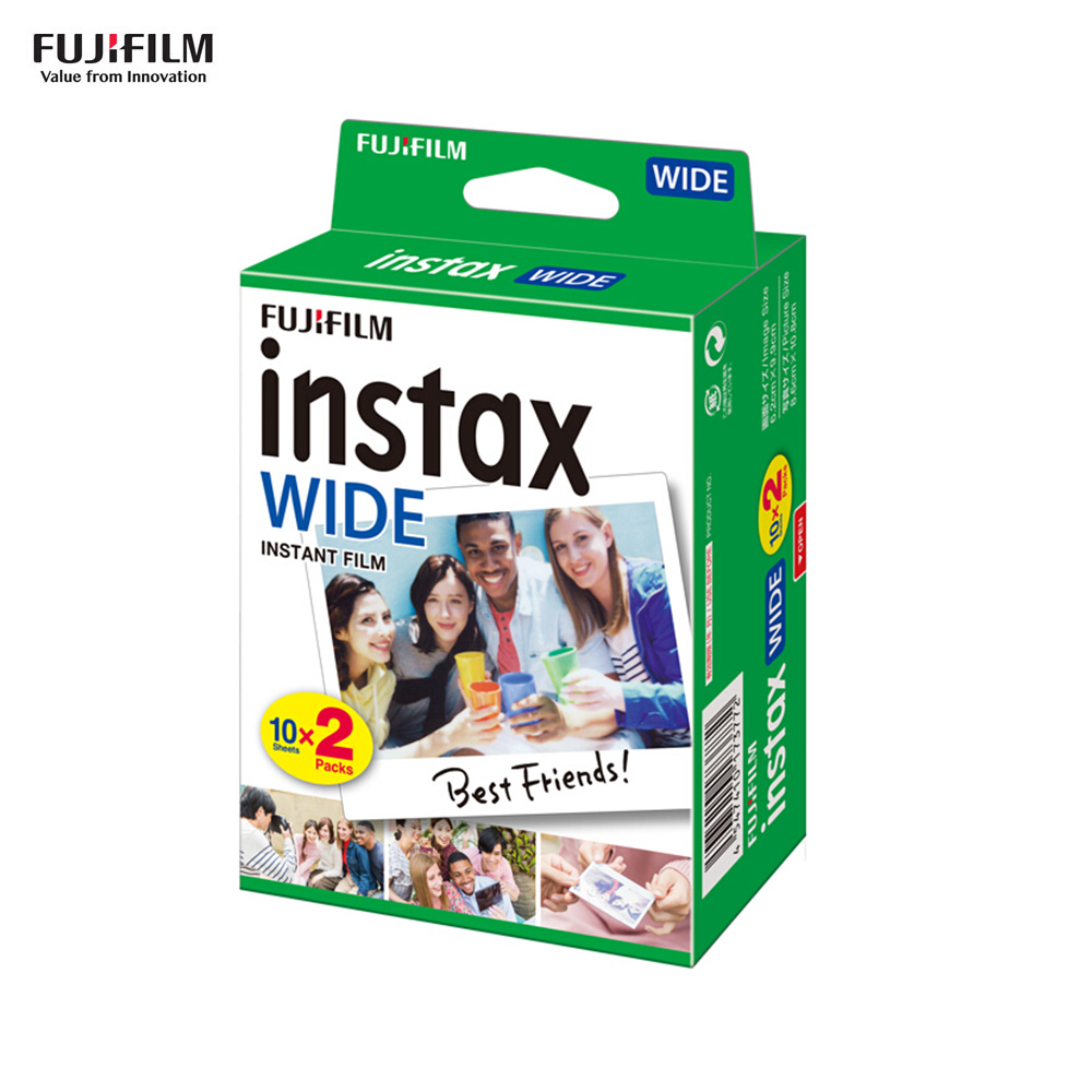 Белая пленка для fuji Instax 20/40/60/80/100 листов пленка широкоугольная камера моментальной фотографии фото бумага для жк-дисплея с подсветкой Fujifilm Instax WIDE300 белый/красочный