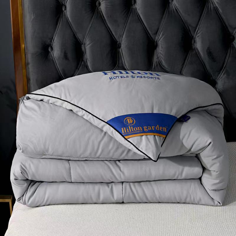 China Factory Hilton Hotel Microfiber Comforter Quilt Duvet Like Naked Sleeping Quilt Duvet with bag
