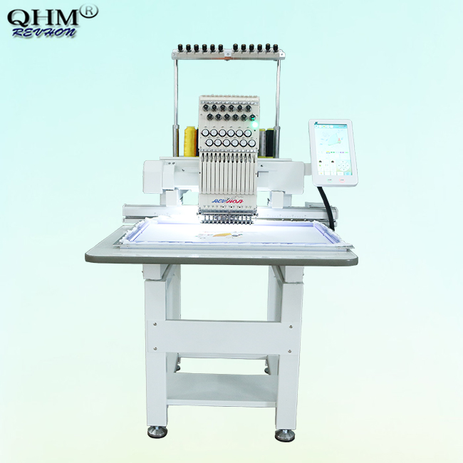 Hot Sale Single Head 15 Needles Bordadoras Industriales Japan Rotary Hook Embroidery Logo Machine