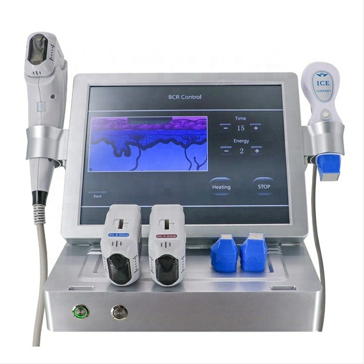 Новый портативный 2 в 1 4D Hifu Thermaged тела мышц похудение коррекция фигуры Сжигание жира снижение веса Ulteral Hifu