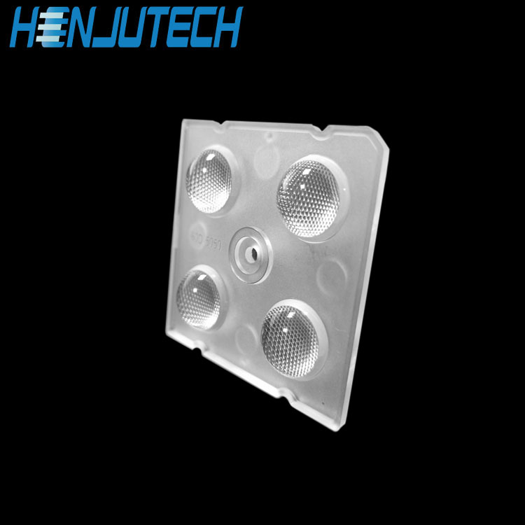 Наружный литая линза Hongzhu 50x50 мм 60 градусов 5050 PC