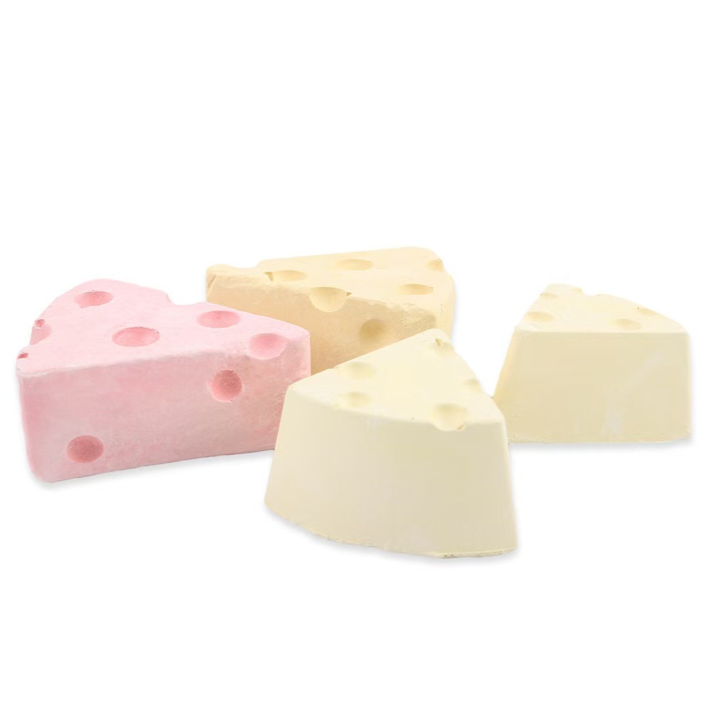 Cheese Modeling Small Pet Molars Hamster Golden Bear Tooth Cleaning Toys Wear-Resistant Volcanic Stone Pet Snacks calcium supple