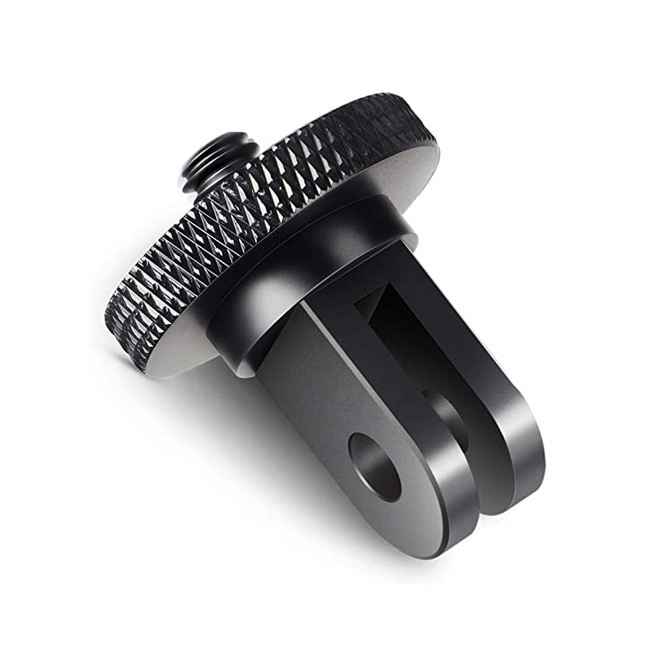 China supplier custom made Aluminum Alloy cnc Camera Mount 1/4 inch Mini tripod mount adapter for gopro