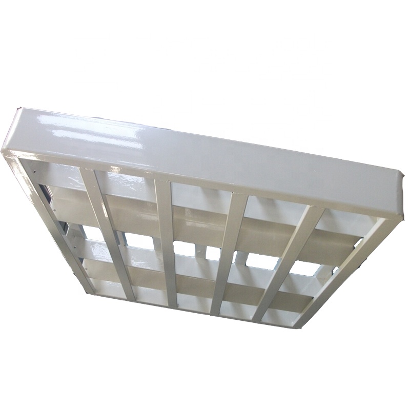 Four way can stacking frame steel pallet