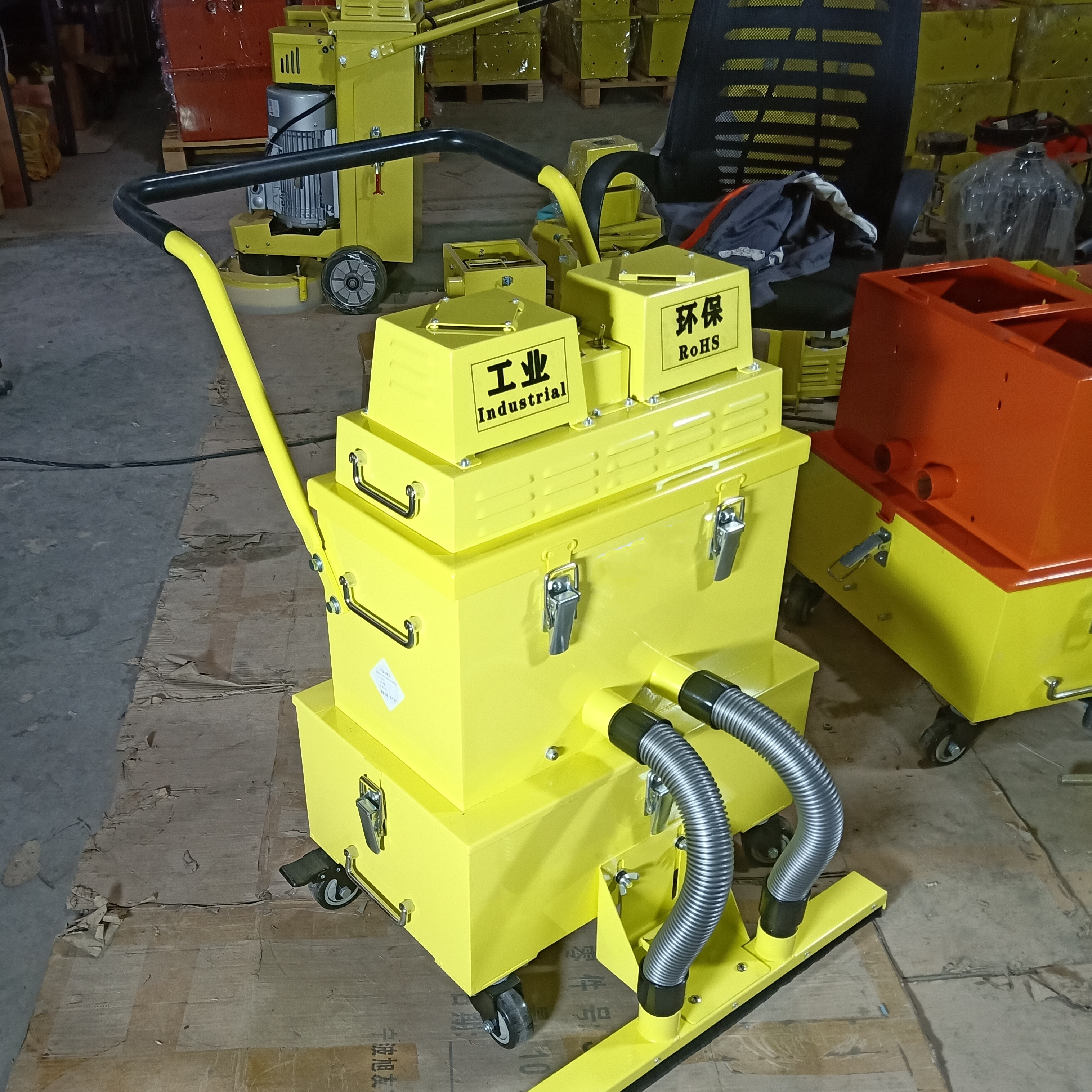double vacuum motors industrial vacuum cleaner wet and dry 60L