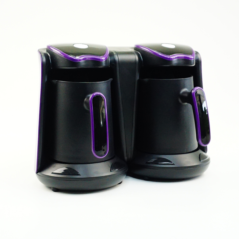 High quality Turkish coffee machine 0.6L*2 double cup electric coffee maker