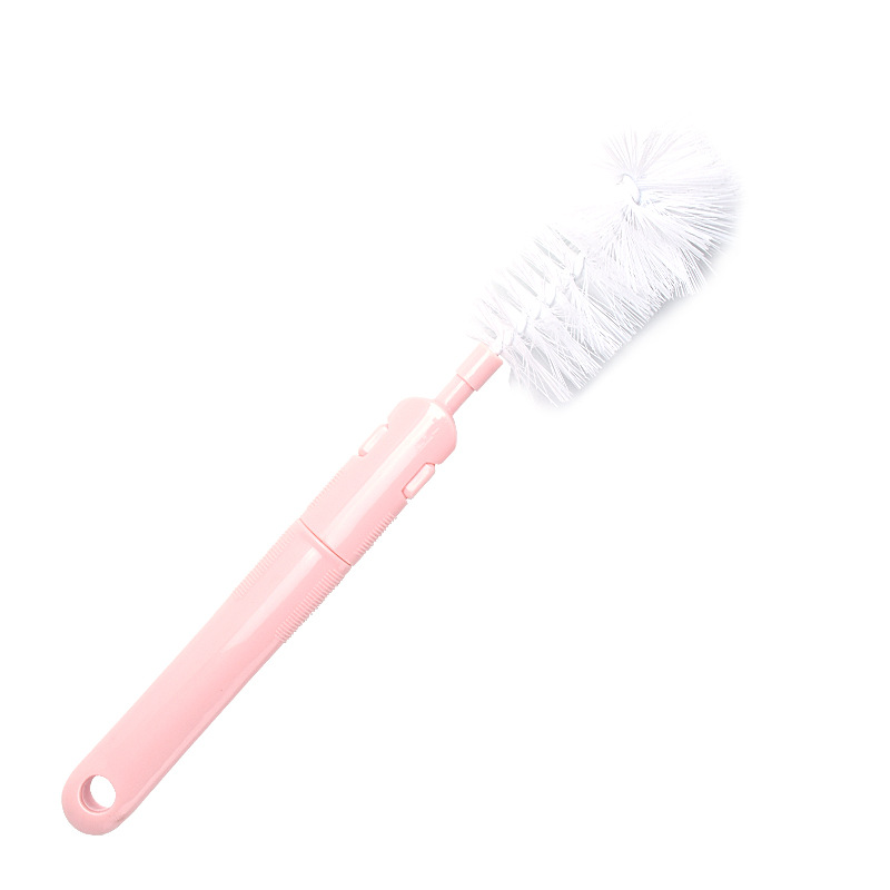 Baby bottle nipple cleaning combo brush size two-piece set, baby bottle accessories nylon brush, baby bottle cleaning