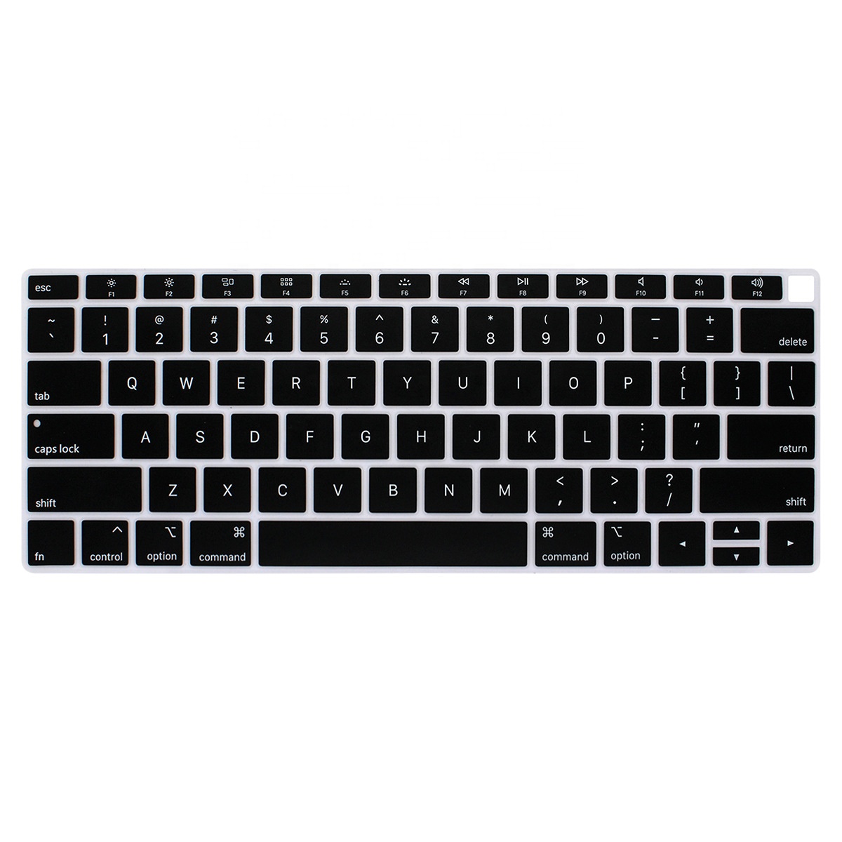 Однотонный Мягкий силиконовый чехол для клавиатуры для macbook Air 13,3 2018 A1932 английская американская версия
