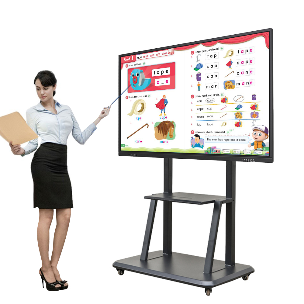 75 inch all-in-one touch screen white board smart class interactive whiteboard for school/sale