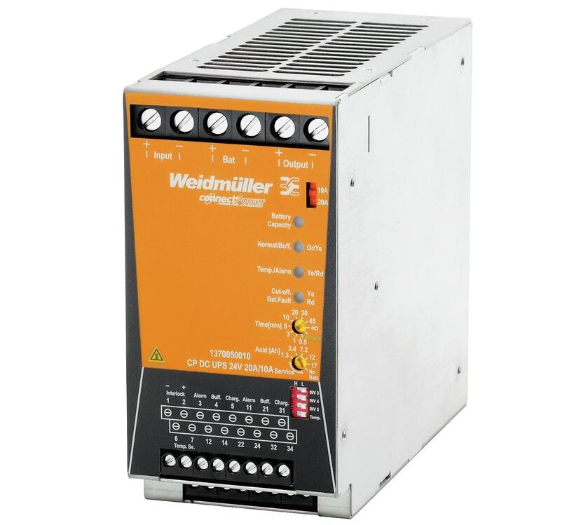 Weidmuller 1370050010 CP DC UPS 24V 20A/10A блок управления UPS