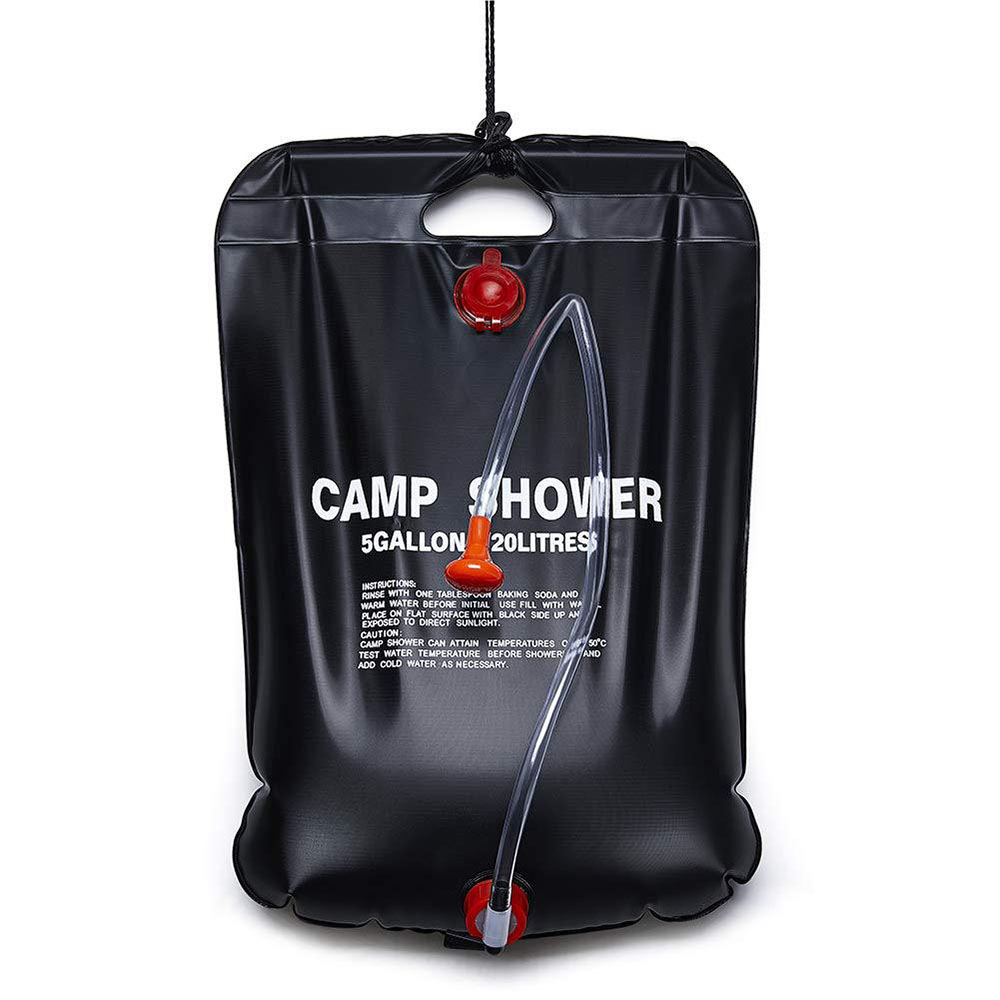 outdoor pool solar portable travel camping shower heated water beach water filled hanging punching bag for camping shower bag