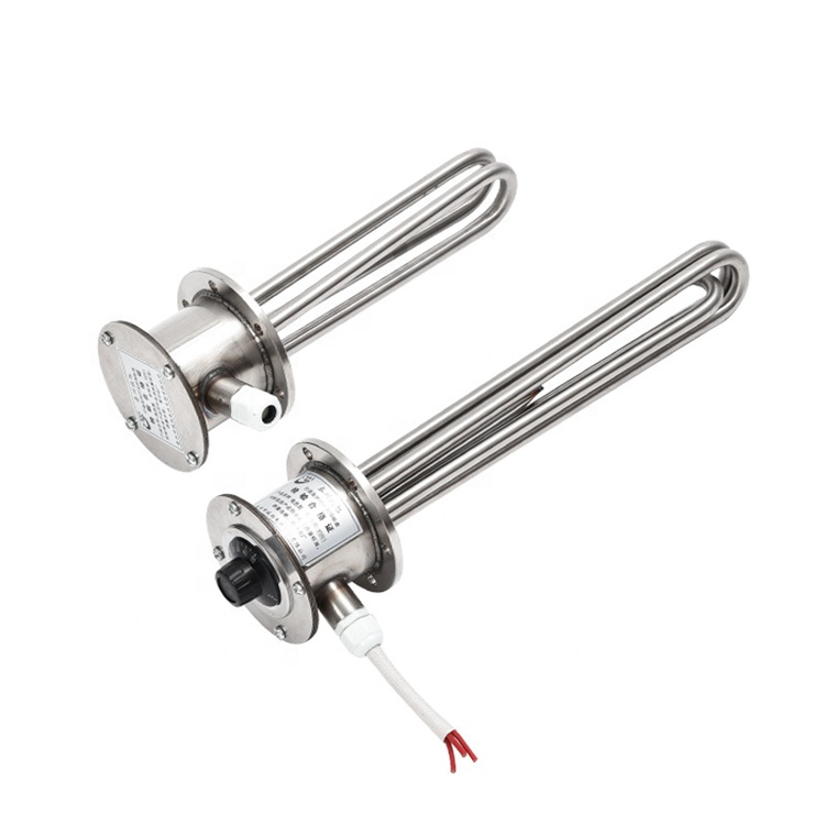 Industrial Explosion-proof Electric Flange Immersion Tubular Heater Element With Thermostat