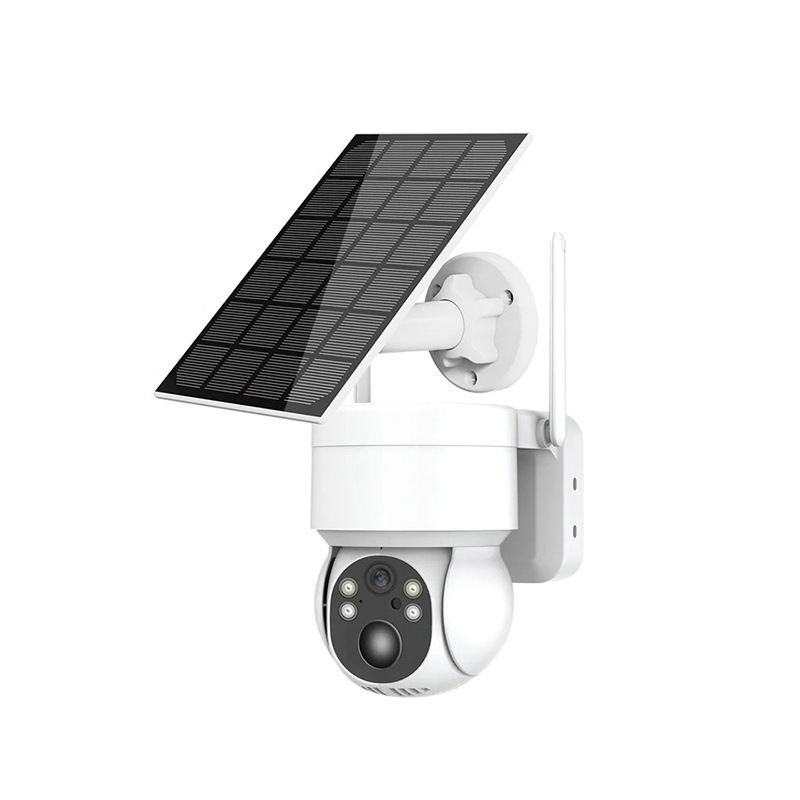 6MP Solar Cctv Camera 4G Sim Card Wireless Wifi Network Dual Lens Ultra Hd 4k Solar Power Camera