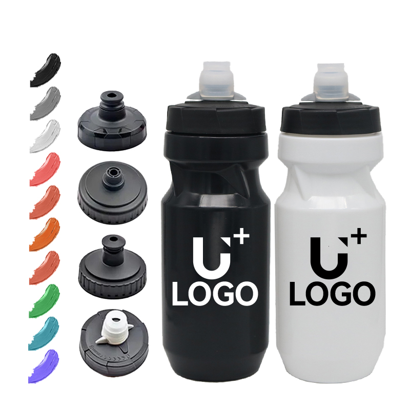 BPA Free Custom Logo Squeeze Cycling Water Bottle Outdoor 600ml 700ml Bicycle Drink Bottle Cup Gym Plastic Sports Water Bottle