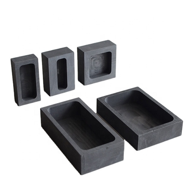 Gold and silver casting graphite mold graphite oil groove crucible Boat