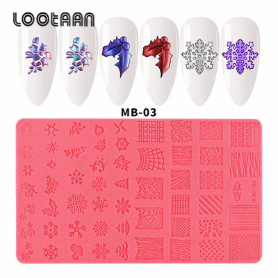 3D Relief Gel Stamping Red Transformer Line Pattern Private Label Silicone Stamping Plates Nail Art Silicone Printing Template