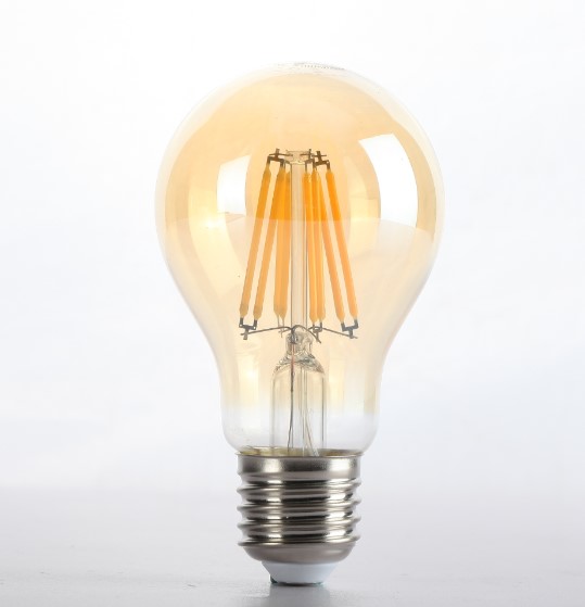 A60 E27 B22 220-240 В Светодиодная лампа накаливания 4 Вт 6 Вт 8 Вт led Винтаж edison лампа керамика огни