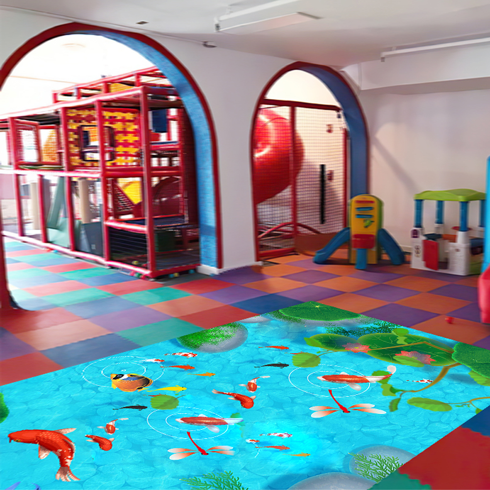 Interactive Gesture Tracking Software Support Interactive Floor/Wall Projection Game For Corporate Environment,Exhibition