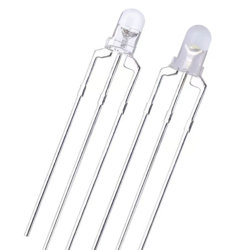3mm 4mm 5mm LED Light Emitting Diode Bulb Assortment Diffused Round Lens Emitting Lighting Bulb LED Lamp Assorted Color
