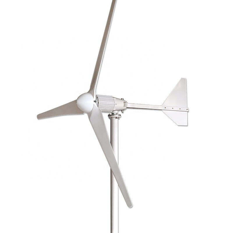 REAL Power 2000W Wind Generator 48V 96V 120V 220V Voltage 2KW Wind Turbines with 1530MM Length FRP Blades for HOME USE with CE