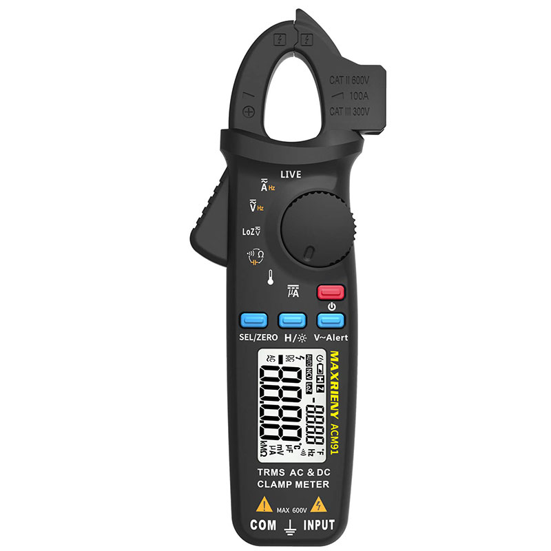 BSIDE ACM91 DC/AC resolution 6000 counts electrical clamp meter portable digital tester digital clamp meters
