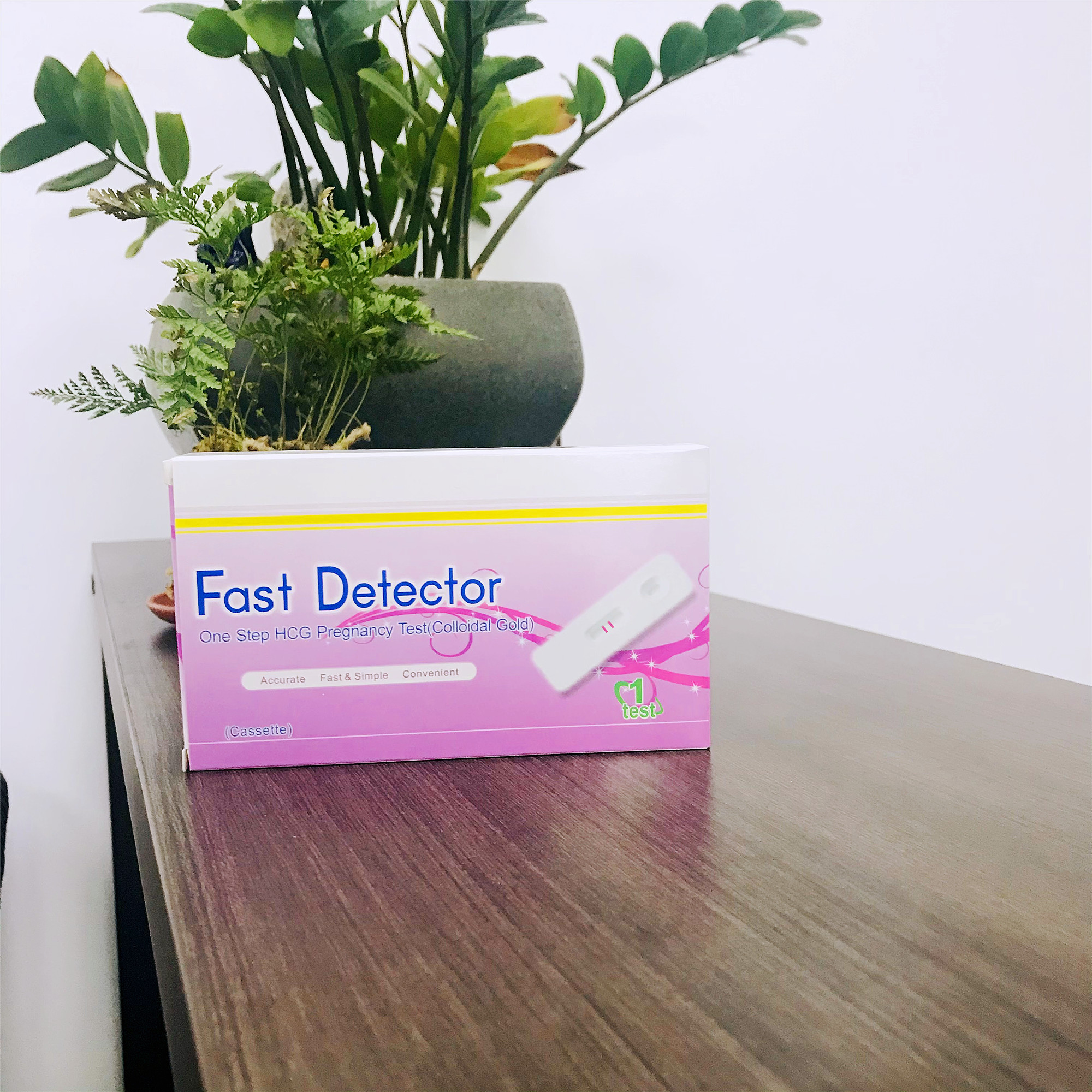High accuracy one step pregnancy diagnostic kit for human chorionic gonadotiophin