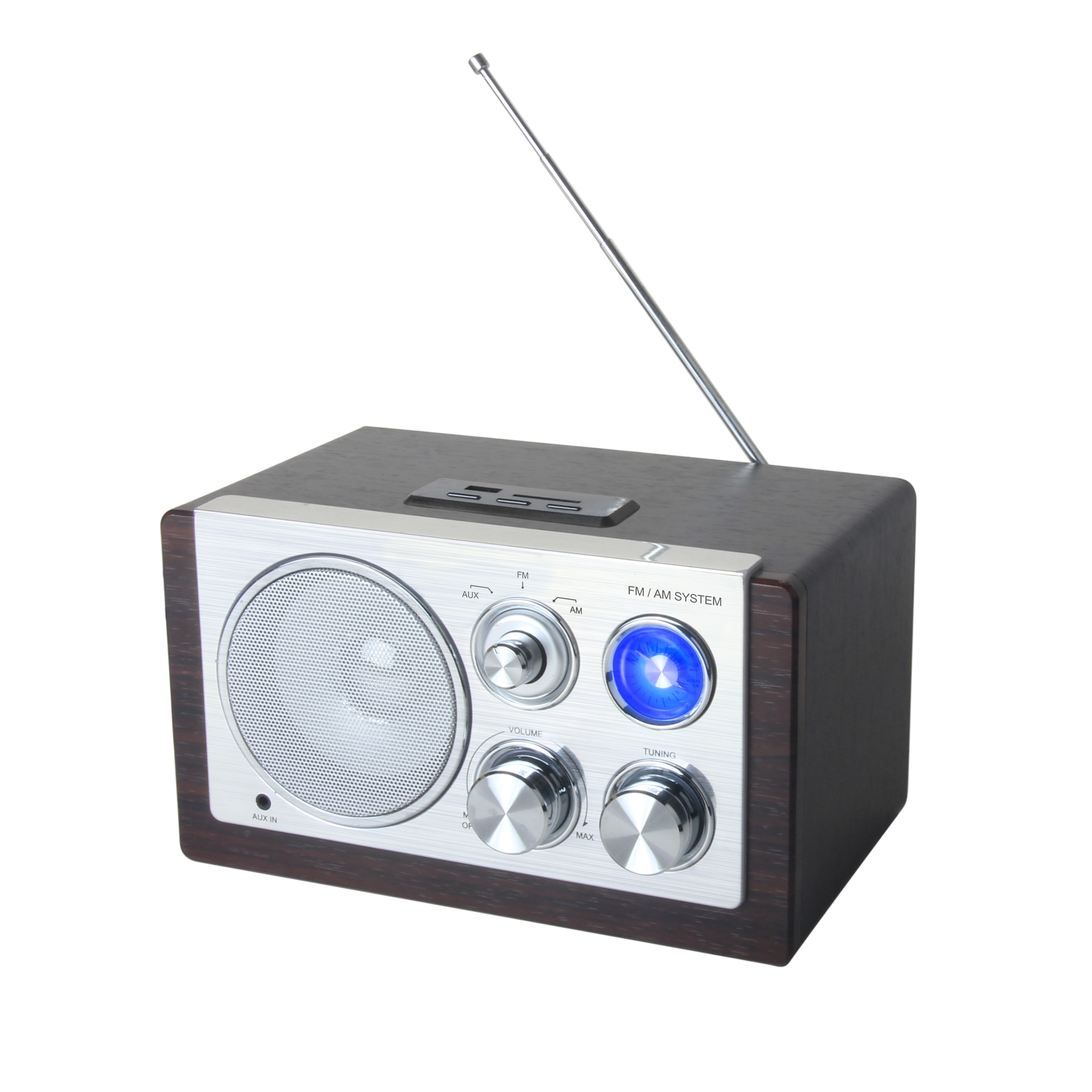 Горяч-продавая дома напрямую с фабрики обеспечивает Ретро AUX-IN/USB/SD/WMA MP3 проигрыватель деревянный FM AM колонки радио