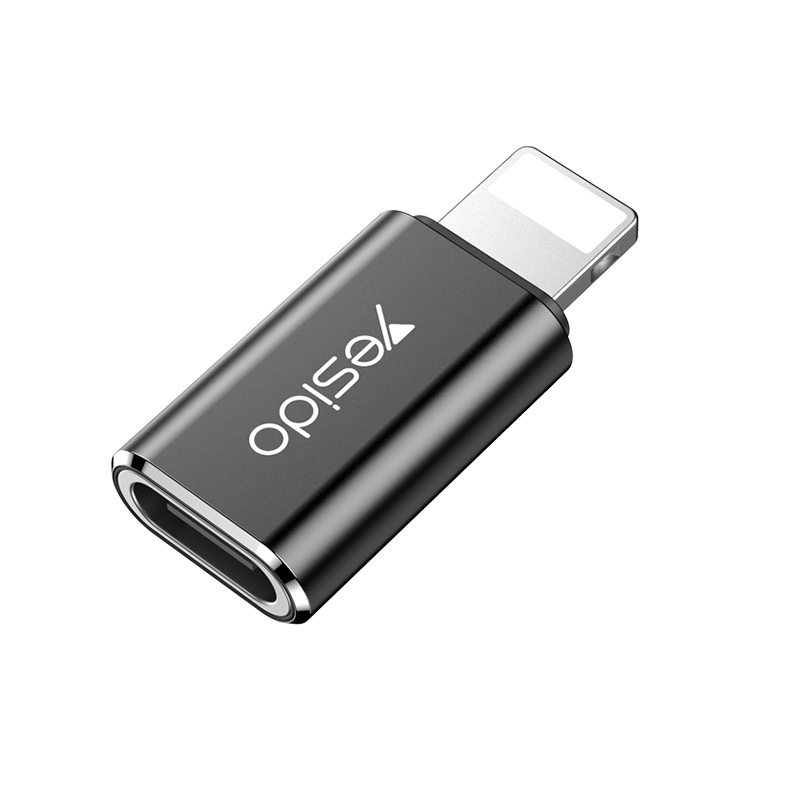 YESIDO for iPhone using adpater for lightning to USB type C data transmit OTG Adapter