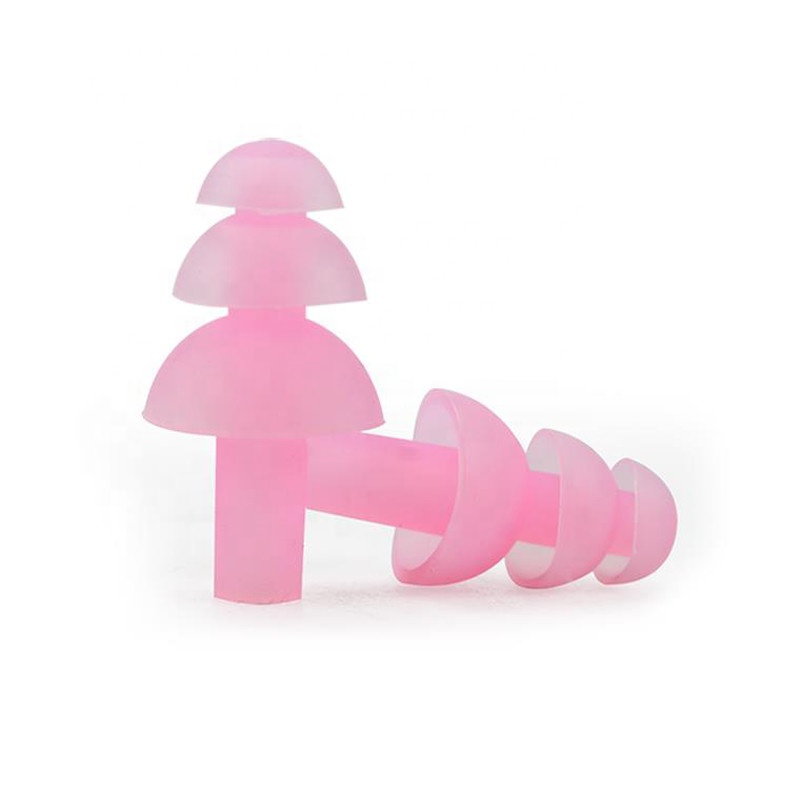 Noise cancelling customized swimming silicone earplugs for sleeping
