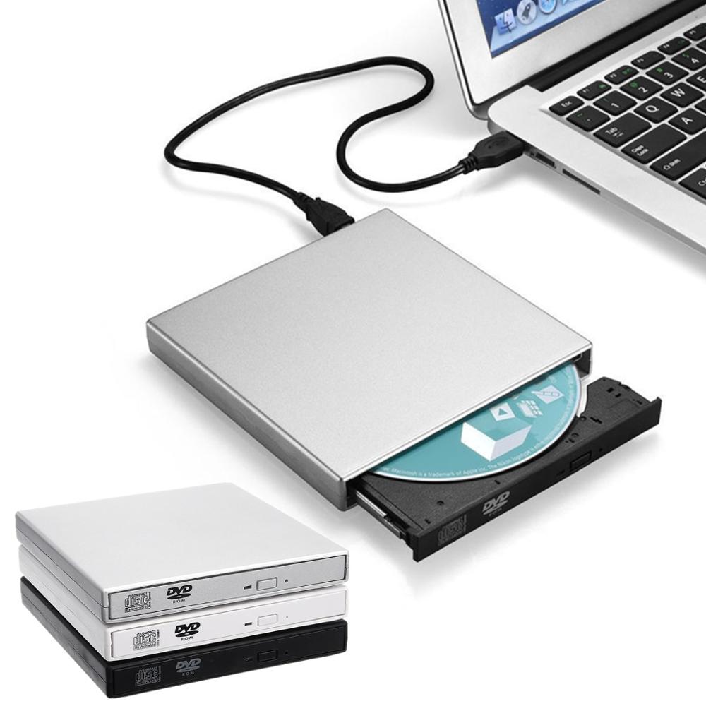 USB 2,0 внешний комбо DVD/CD дисков RW компакт-дисков/DVD-ROM CD-RW плеер Оптический привод для портативных ПК Windows