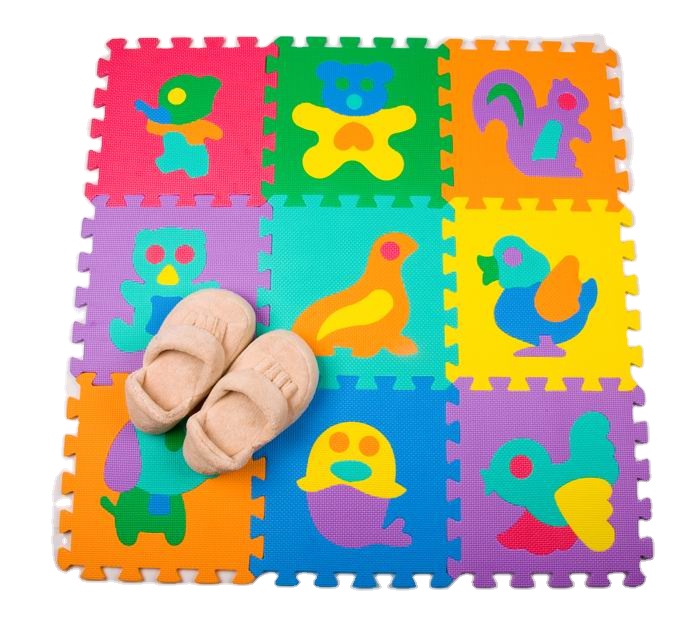eva animal design mat and puzzle crawling mat with customized pattern