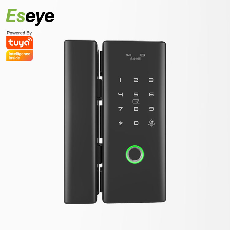 Eseye, раздвижные, Eseye, новый стиль, умный стеклянный дверной замок, Tuya, Wifi приложение, смарт-карта, код отпечатков пальцев, умный дверной замок
