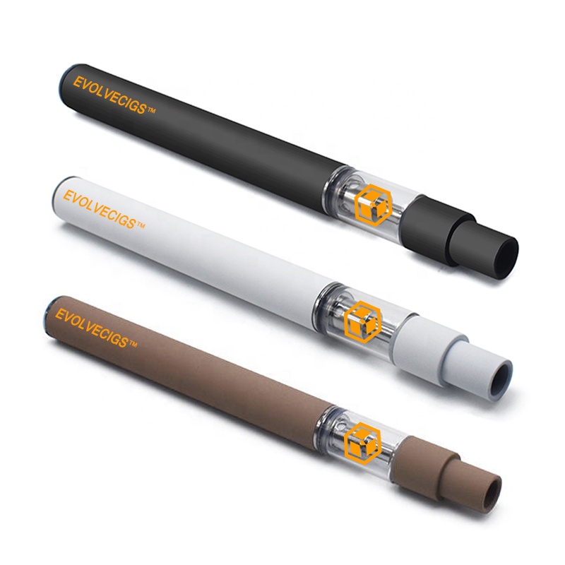 New Trending 0.5ml ceramic heating cartridge vape pen disposable 1.6 mm intake hole empty CBD PEN Wholesale