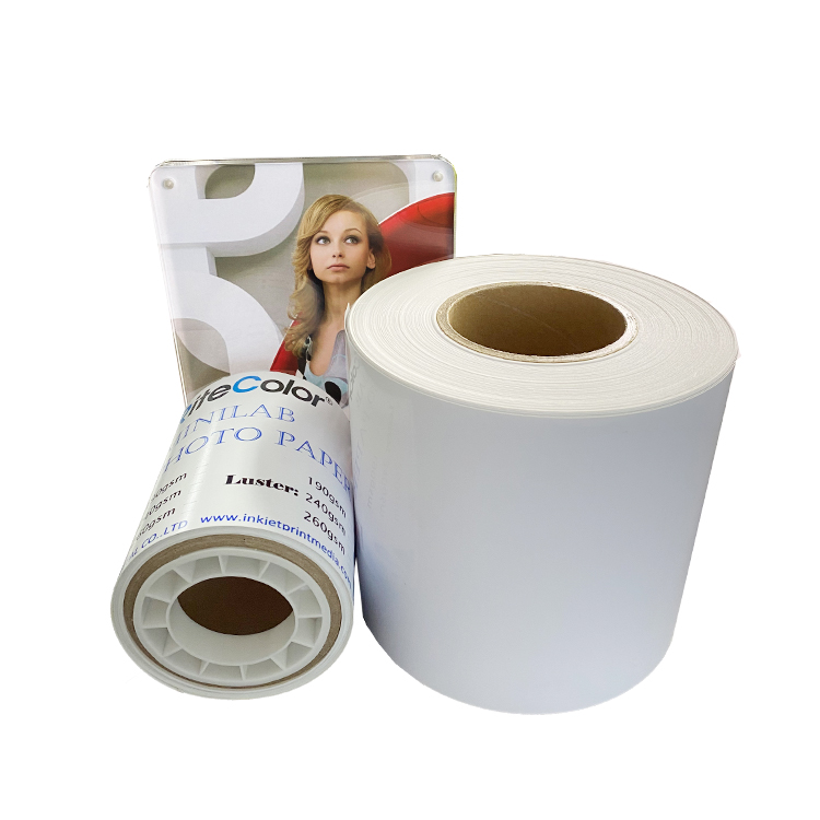 6Inch Glossy Luster Roll Inkjet Drylab Photo Paper Album
