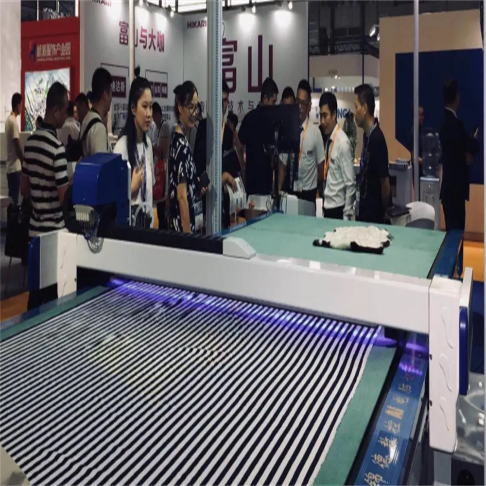 Jindex 3016 3020 Garment Textile cutting machine Fashion suit Fabric Cloth align grid and stripe point cutting Projection system