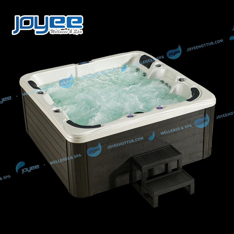 JOYEE Modern design factory fast delivery outdoor garden family bath hot tub 5 6 person balboa us acrylic backyard outdoor spa