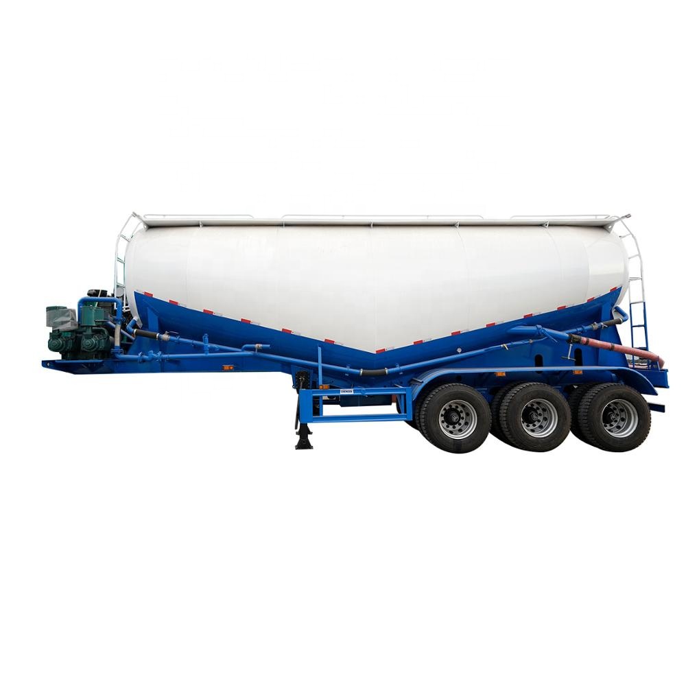 45CBM 60CBM 3 Axle Bulk Cement Tank Semi Trailer