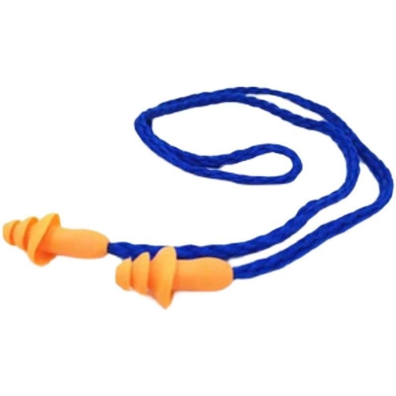 3m 1270 Wire No Irritation Earplugs Reusable Banded Pre-molded Protective Ear Plugs