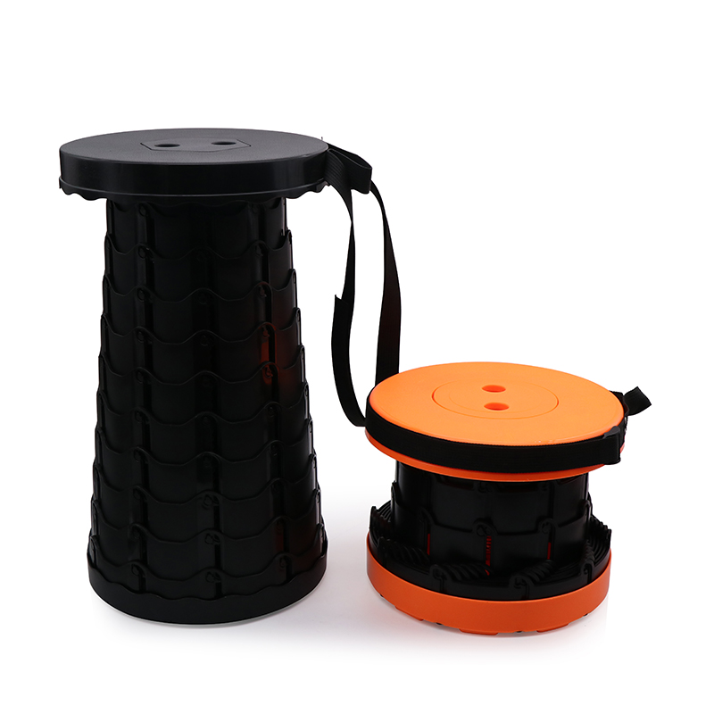 Outdoor Indoor Portable Retractable Folding Stool Collapsible Multipurpose Folding Telescoping Stool