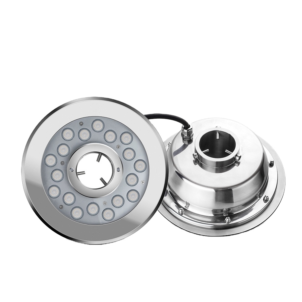 24Wattage IP68 Waterproof Stainless Steel 316L 24Voltage DC Low Voltage Fountain Lights led light underwater