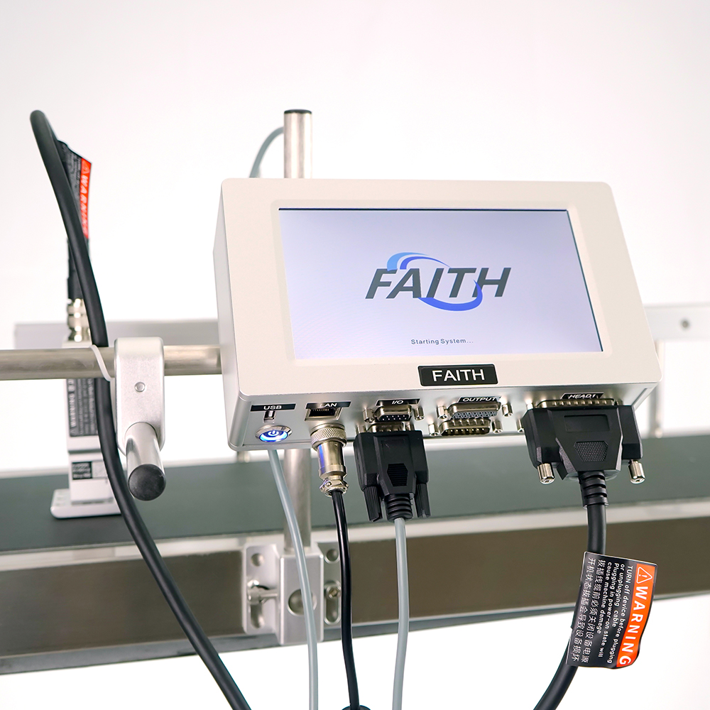 Принтер для струйной печати с логотипом Faith на картонной коробке для яиц, металлическая поверхность конверта, высокая точность, высокое качество