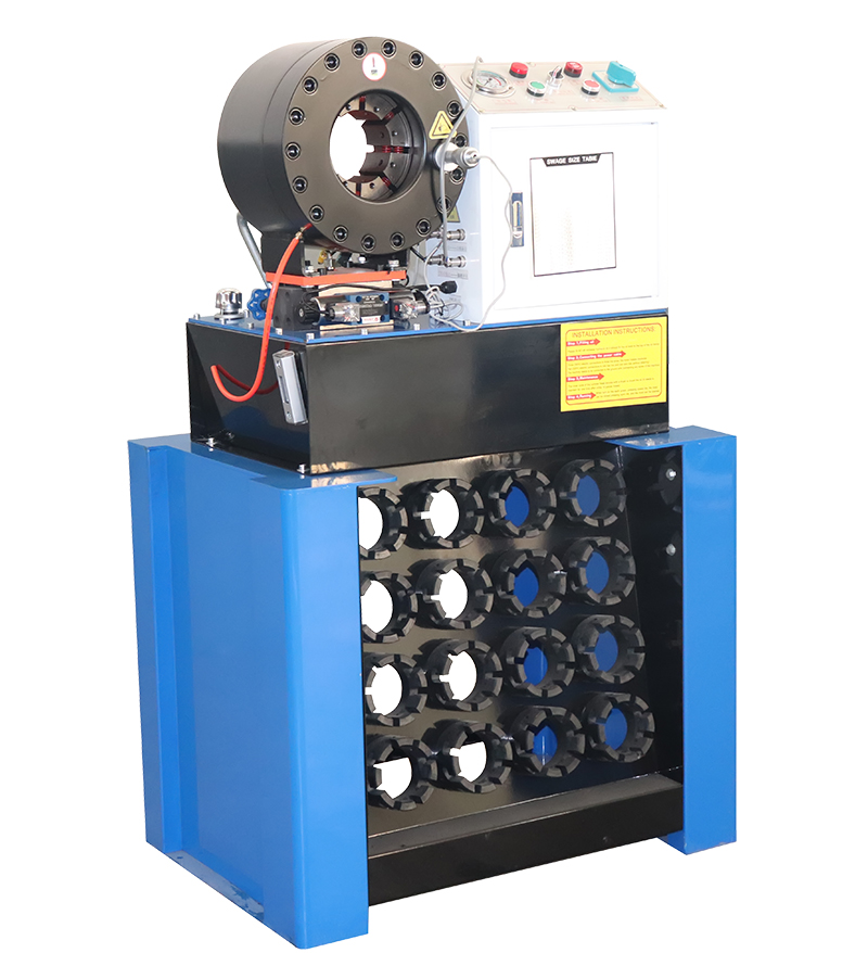 P32 2'' 4sh hydraulic pipe crimping machine DX68 brake crimper hose coupling machine