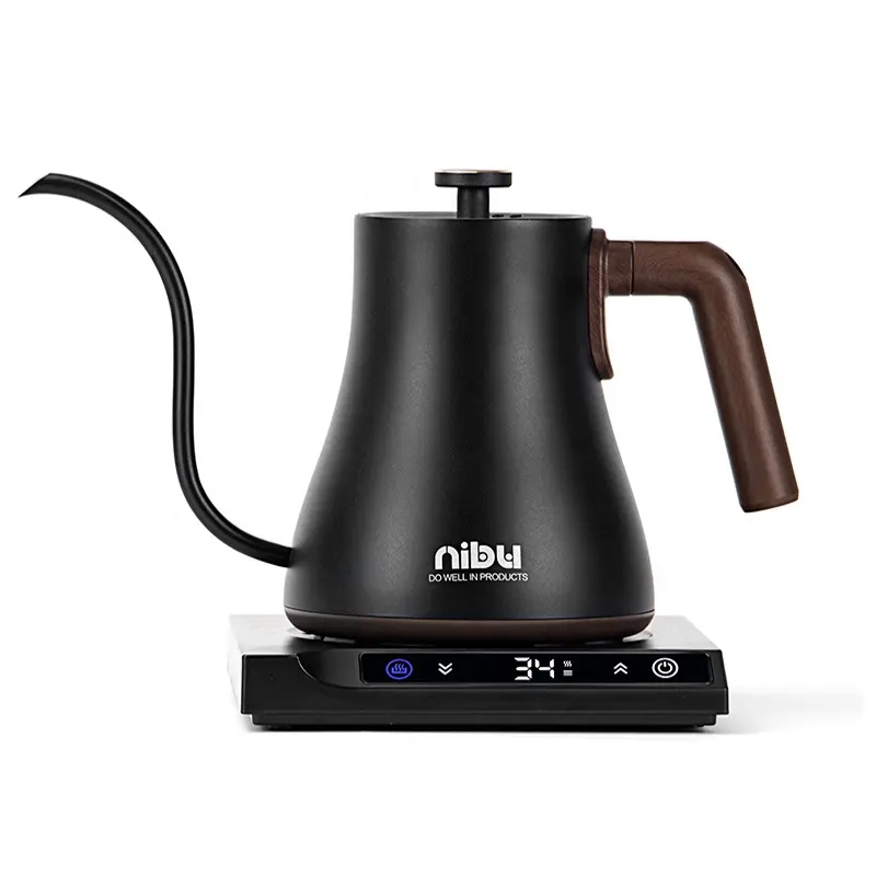 Kettle Stainless Nibu Wholesale Coffee Electric Kettle Stainless Steel Pour Over Pot Tea Kettles Temperature Control Gooseneck Price Smart Jug